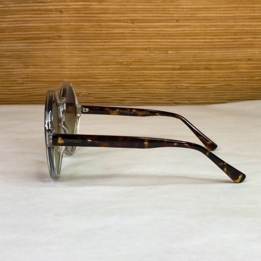 KOMONO Coco Clear/Tortoise Sunglasses (NEW) - Picture 8 of 12